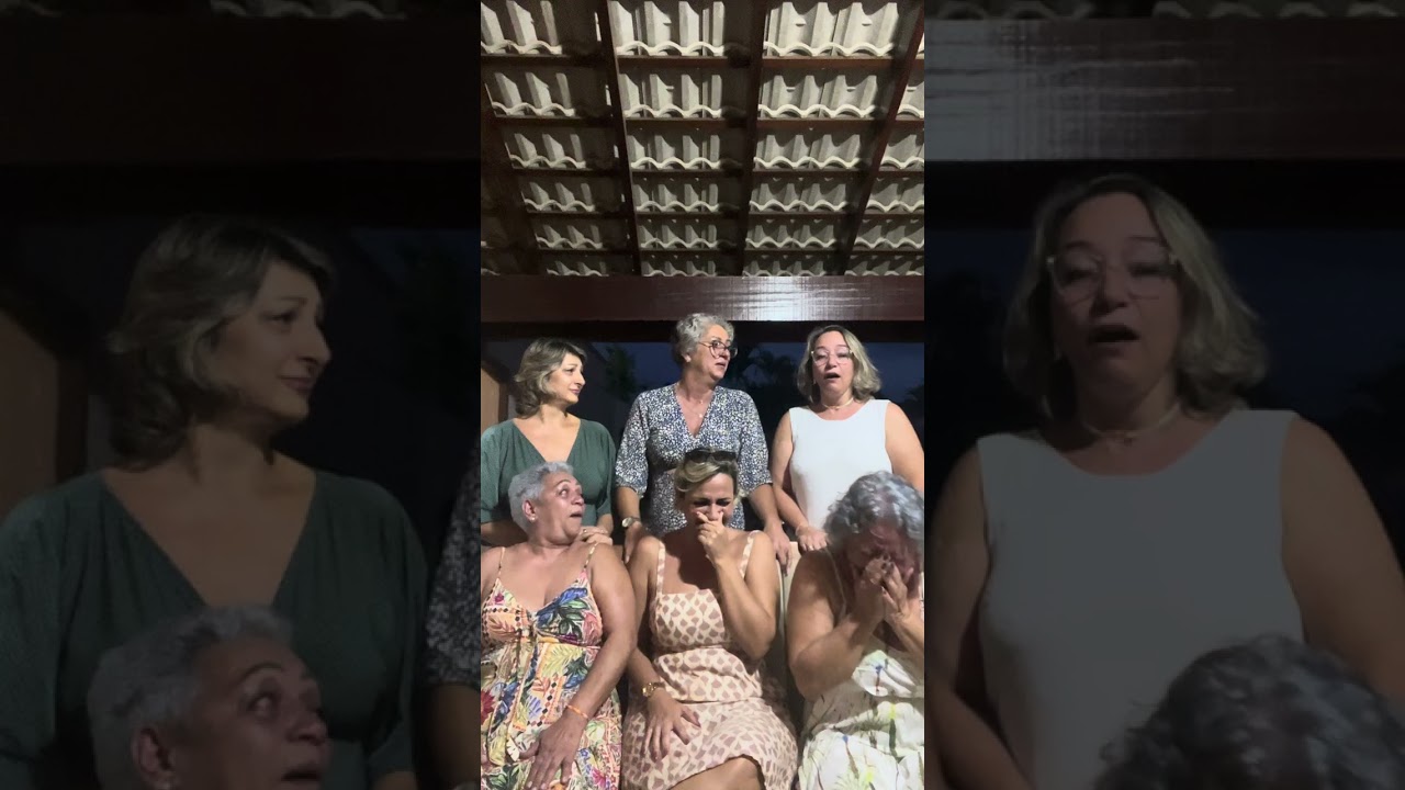 Family of women are trying to imitate an opera singer and it goes hilariously wrong!