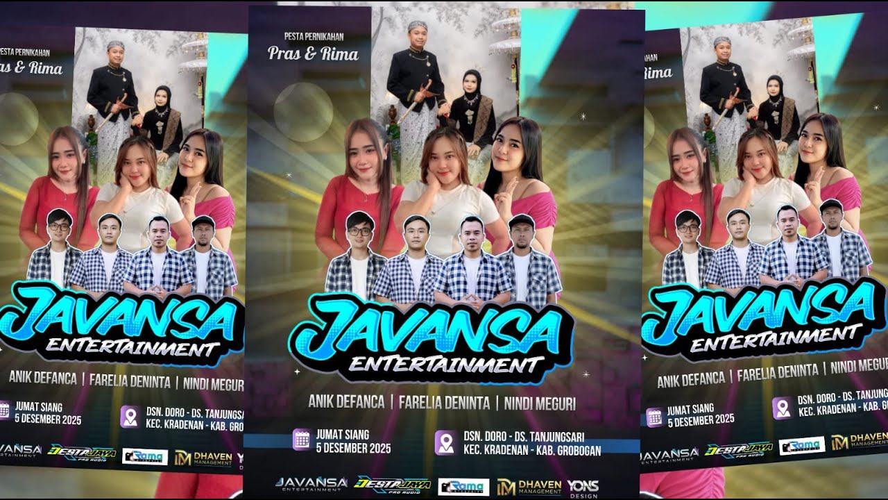🔴LIVE JAVANSA IN NDORO,TANJUNGSARI | WEDDING PARTY " RIMAWATI& AJI / DESTA AUDIO / RAMA ENTERPRISE