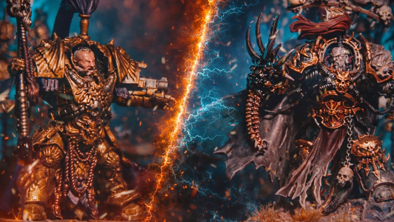 Can The Custodes Stop The WARMASTER?! Custodes vs Chaos Space Marines | Warhammer 40k Battle Report