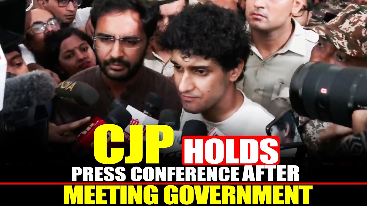 BREAKING LIVE: CJP Holds Press Conference After Meeting Government I Jantar Mantar I Sonam Wangchuk