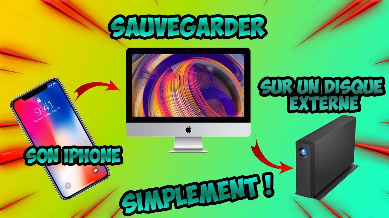 Sauvegarder son iPhone sur un disque dur externe