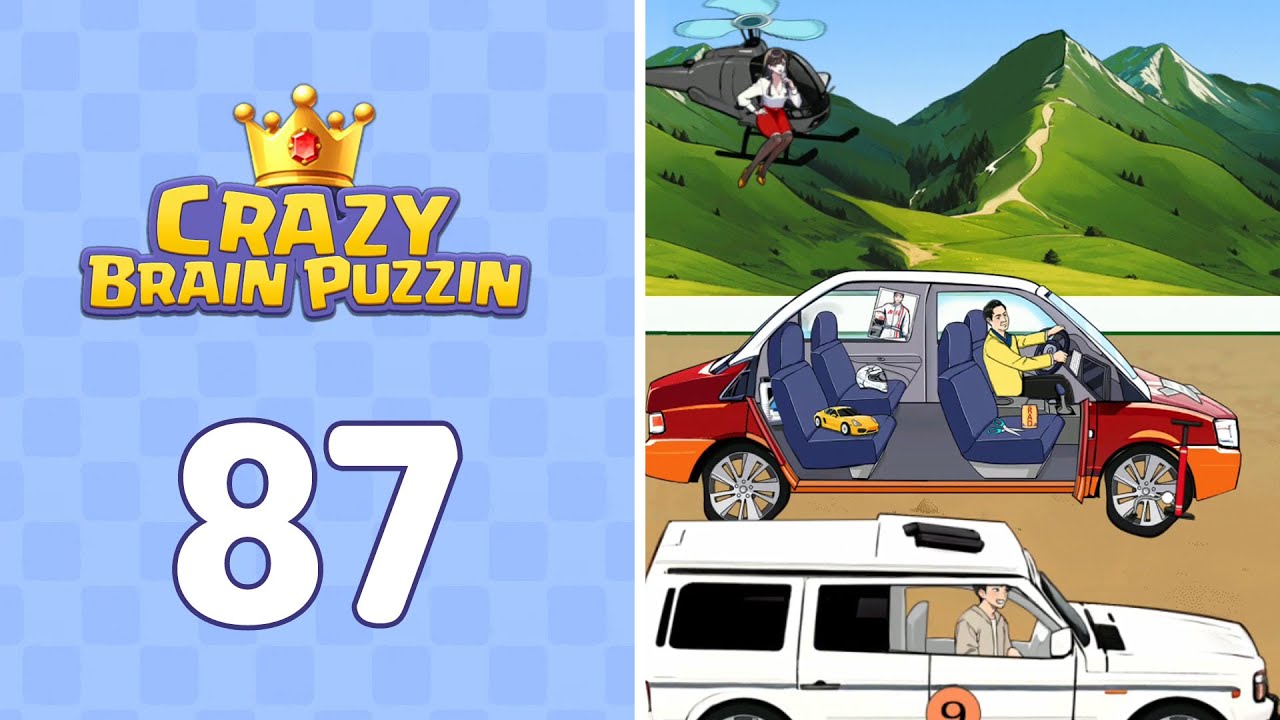 Crazy Brain Puzzle Level 87 Speeding Life | Complete Walkthrough & Solutions! 🎯