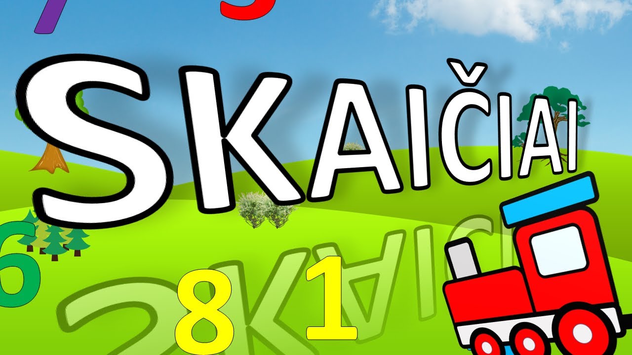 ✅ Skaičiuojame 1-10 | SmartkinderTV | Filmukai vaikams lietuviškai