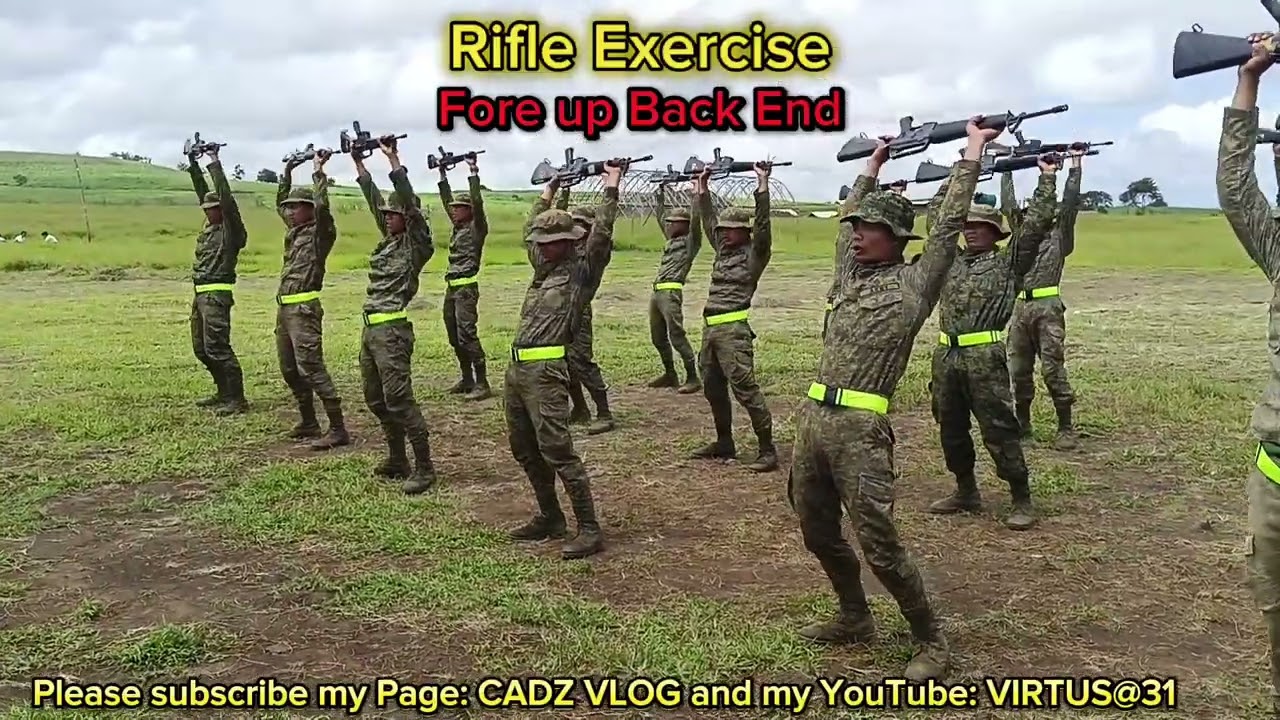 DIFFERENT TYPES OF RIFLE EXERCISE