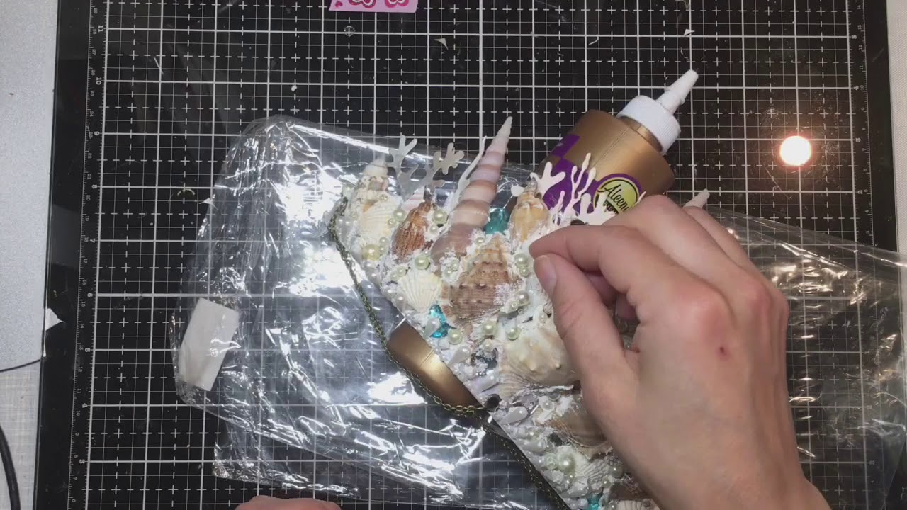 Process video speedcrafting tutorial - Mermaid crown | Anleitung - Meerjungfrauenkrone DIY