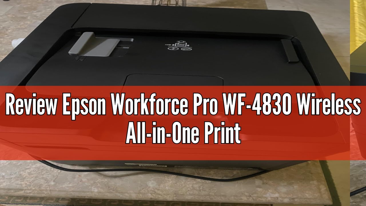 Review Epson Workforce Pro WF-4830 Wireless All-in-One Printer with Auto 2-Sided Print, Copy, Scan a