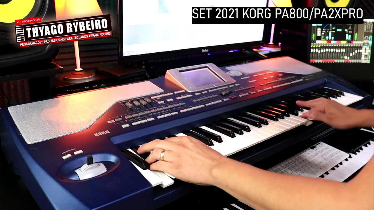 RITMO TARCISIO DO ACORDEON -NO KORGPA800 - SET 2021 KORG PA800/PA2XPRO By Thyago Rybeiro