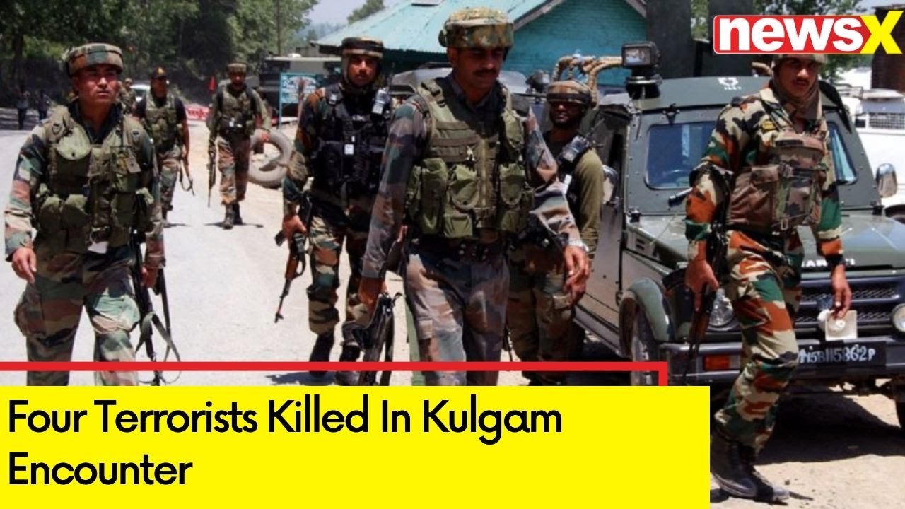 2 Soldiers Martyred, 4 Terrorists Killed | Search operation underway | Kulgam, J&K encounter | NewsX