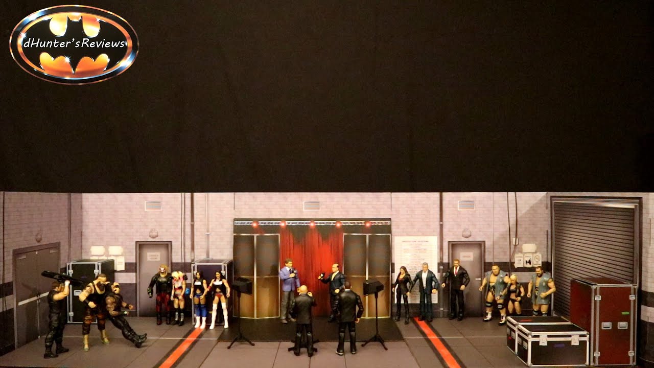 Extreme Sets Backstage Pop Up Zone A WWE AEW Wrestling Figure Diorama Action Figure Review