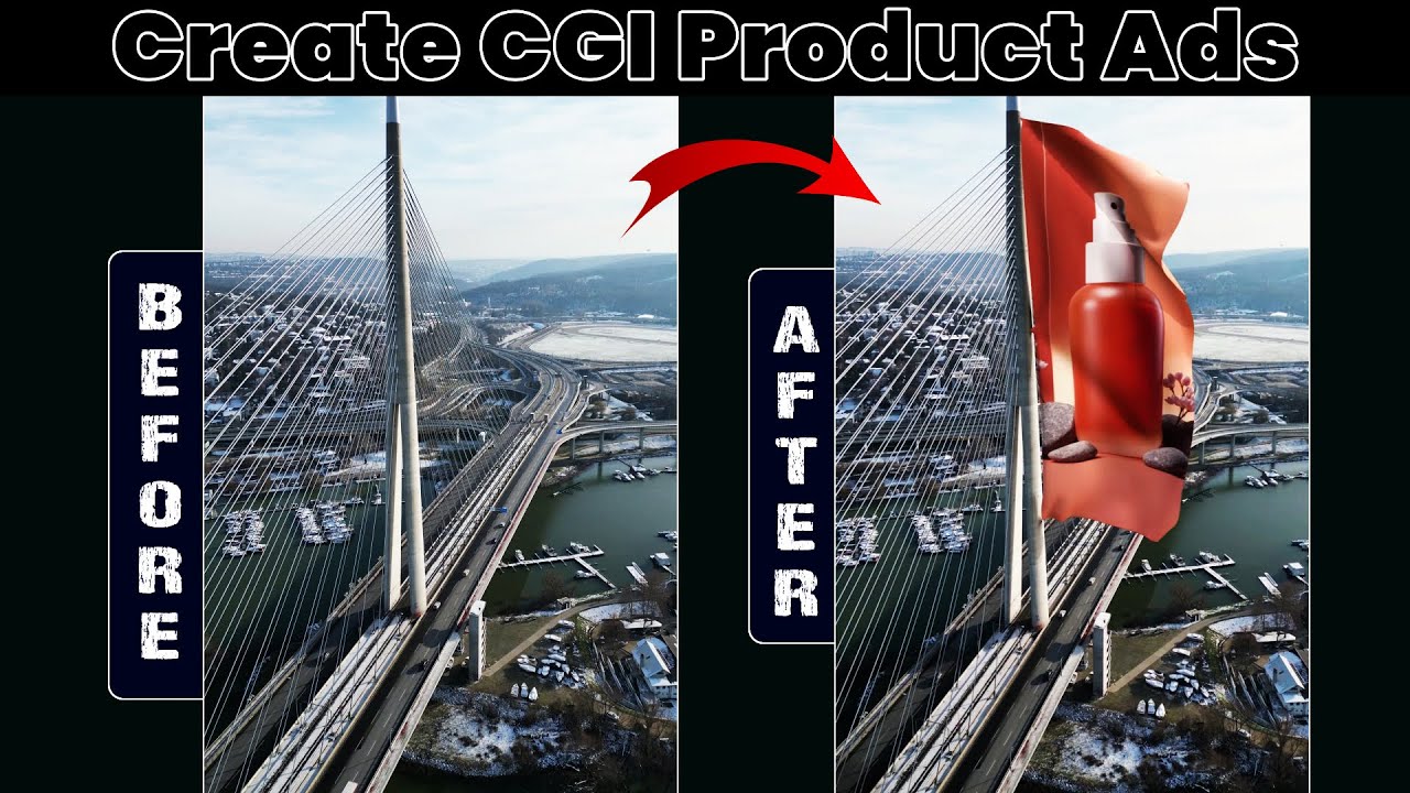 How to Create CGI Product Banner Ads and VFX vids in Blender | Blender CGI ads tutorial