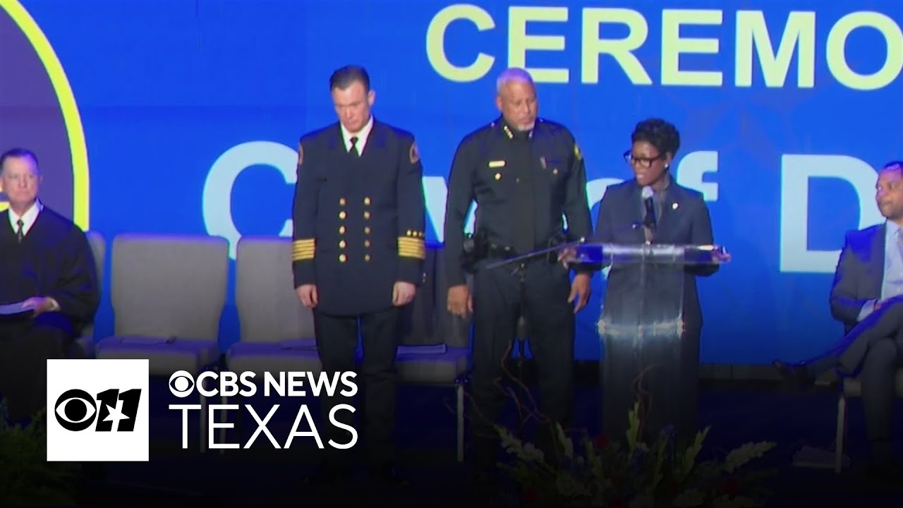 Dallas' new fire and police chiefs sworn-in during joint ceremony