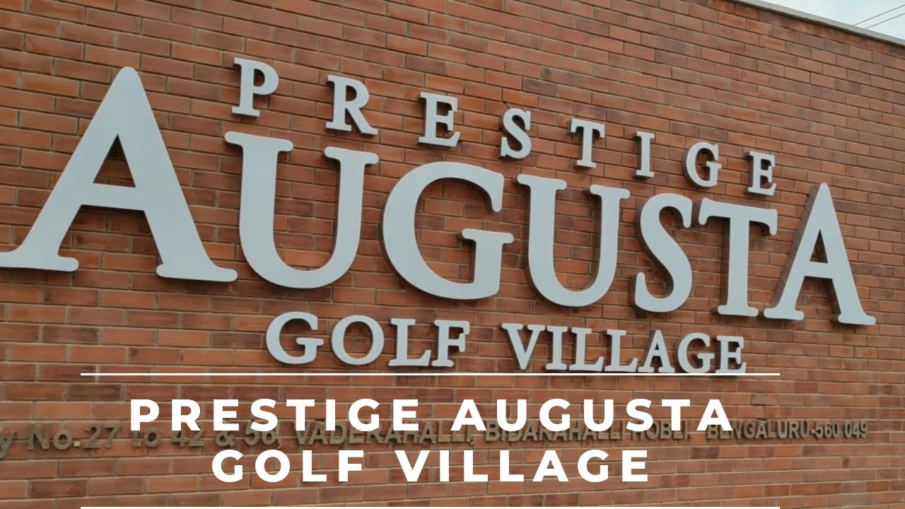 Prestige Augusta Golf Village Ultra Luxury Villa in Off Hennur