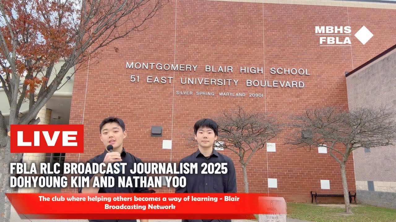 Dohyoung Kim and Nathan Yoo - FBLA RLC Broadcast Journalism 2025 (3rd Place)