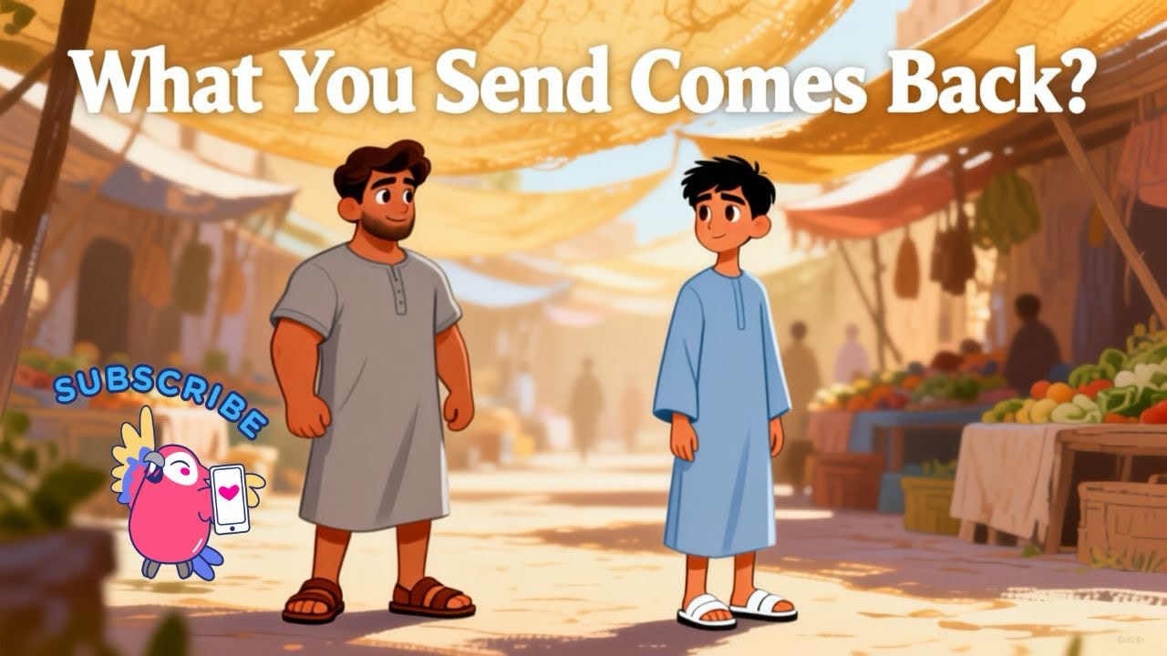 What you send comes back A story to learn and improve speaking english