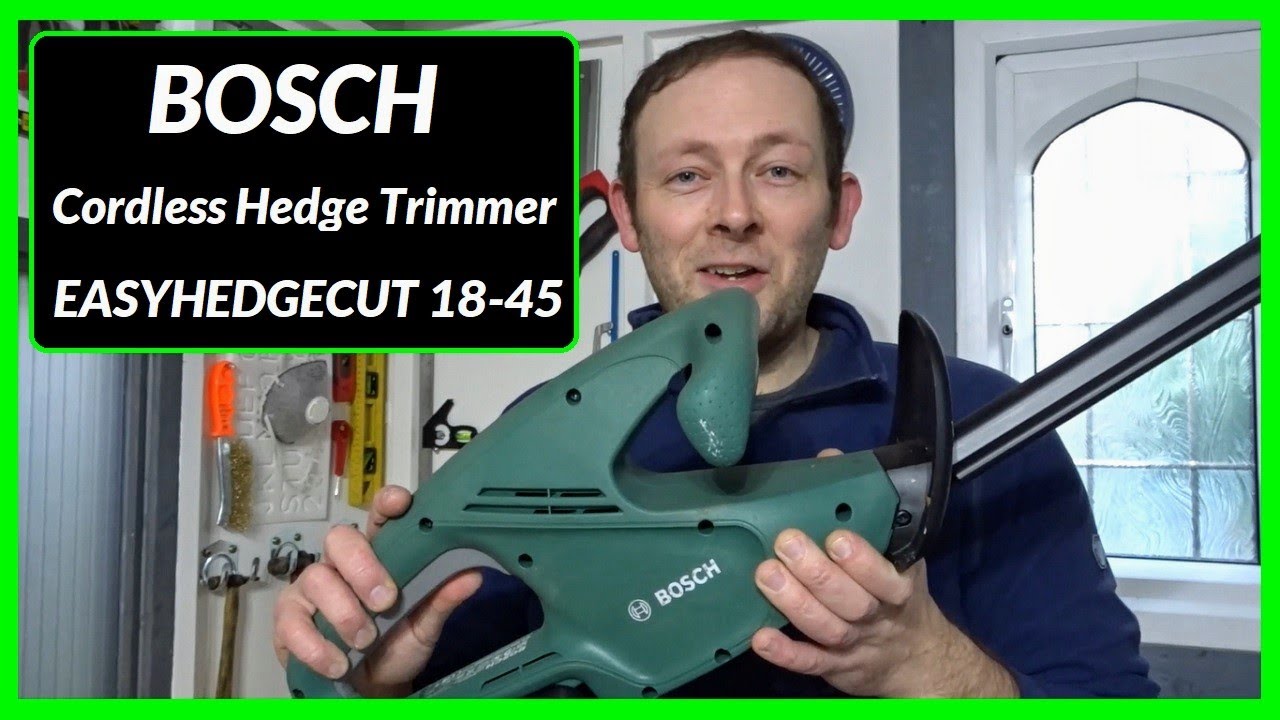 Bosch EasyHedgeCut 18-45 Cordless Hedge Cutter (Tool Review)