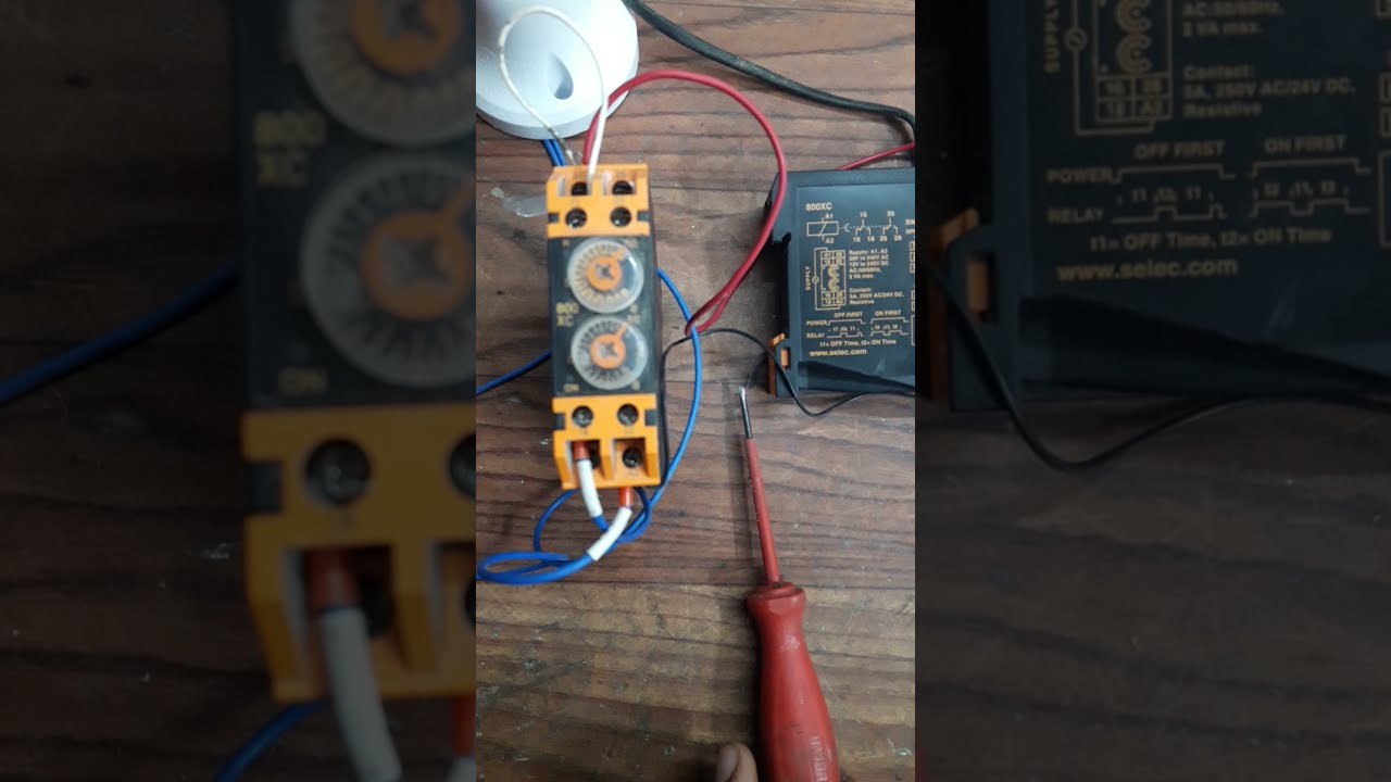 HOW TO DO TIME SETTING IN SELEC TIMER 800XC (CYCLIC TIMER)