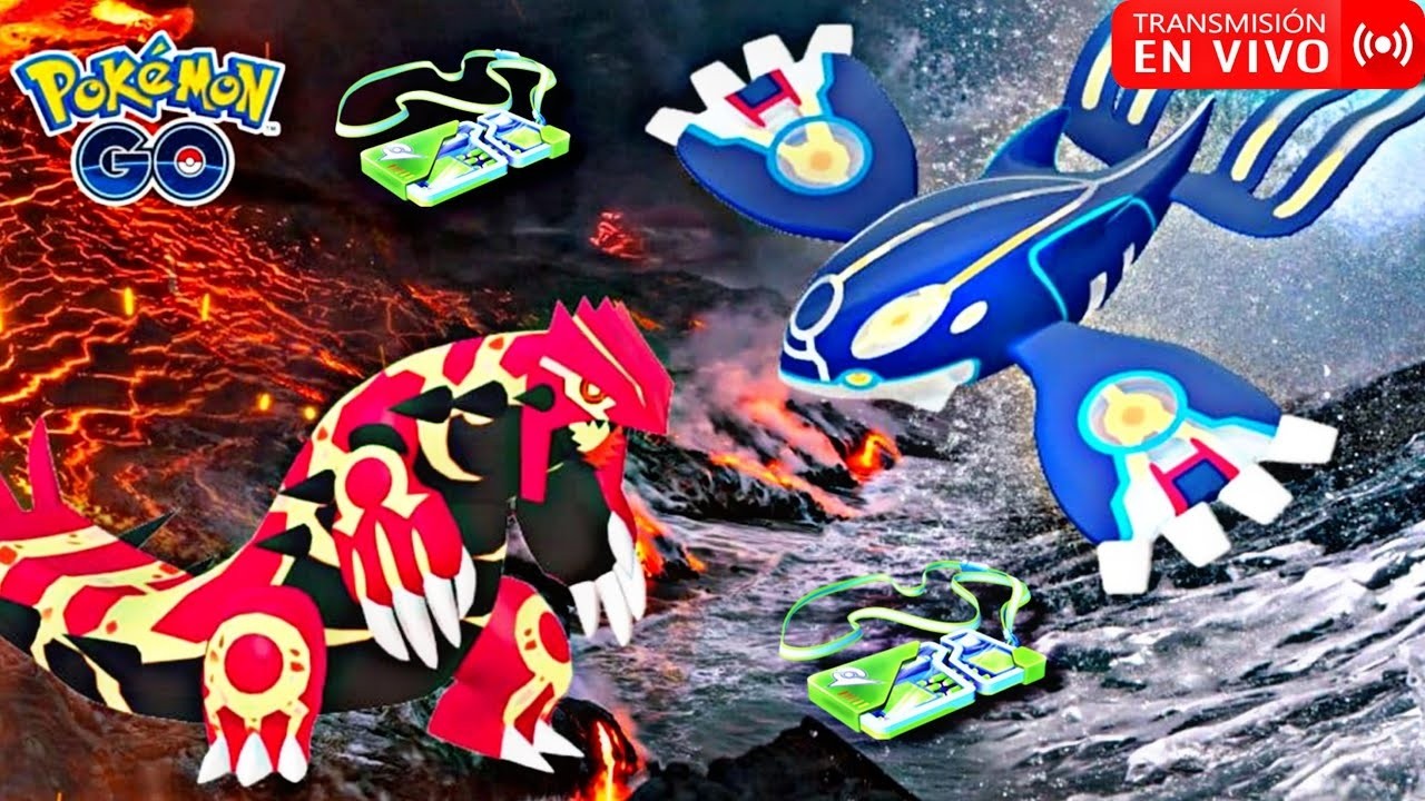 🚨VUELVEN KYOGRE Y GROUDON PRIMIGENIOS🚨NUEVOS FONDOS BUSQUEMOS SHINY EN DIRECTO POKEMON GO