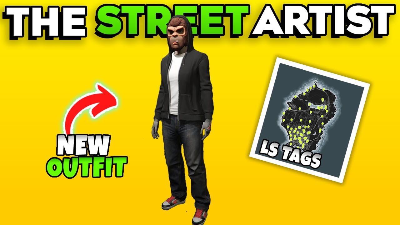 GTA Online: как разблокировать НОВЫЙ костюм уличного художника (расположение ежедневных предметов...