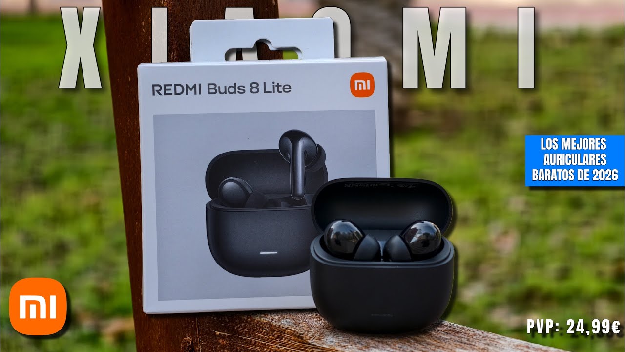 Xiaomi REDMI Buds 8 LITE 🎧 Los mejores Auriculares BARATOS de 2026 cuestan -25€ | Review