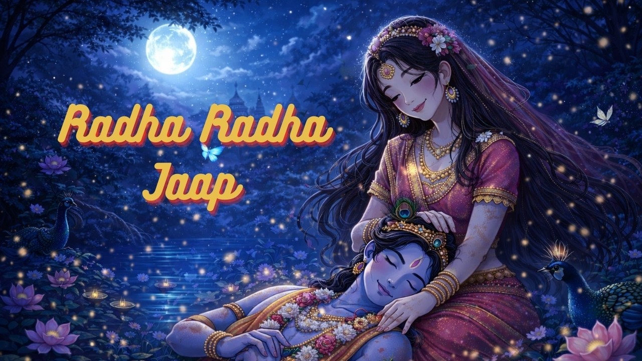 अखंड श्री राधा नाम जप | Shri Radha Naam Jaap 1008 Times | Peaceful Radha Dhun for Meditation