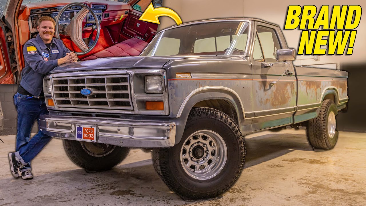 ЗАБЫТЫЙ Ford F250 1986 года с СОВЕРШЕННО НОВЫМ ИНТЕРЬЕРОМ!