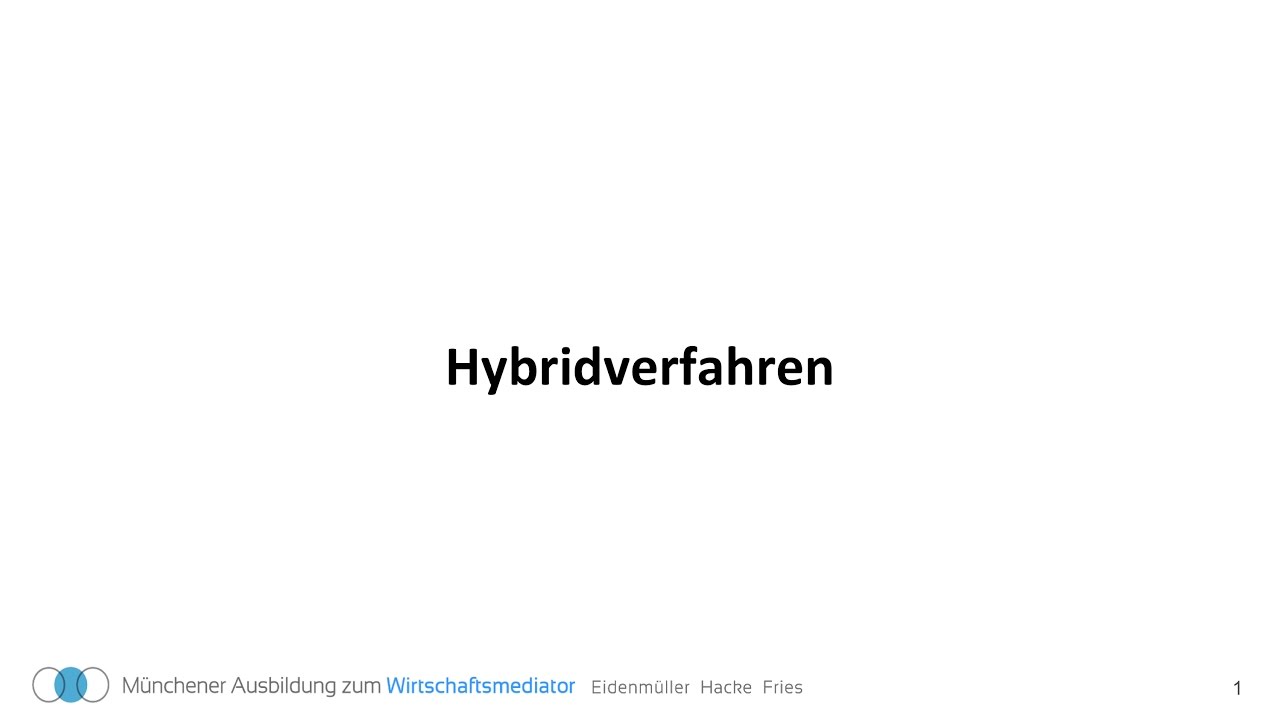 Hybridverfahren