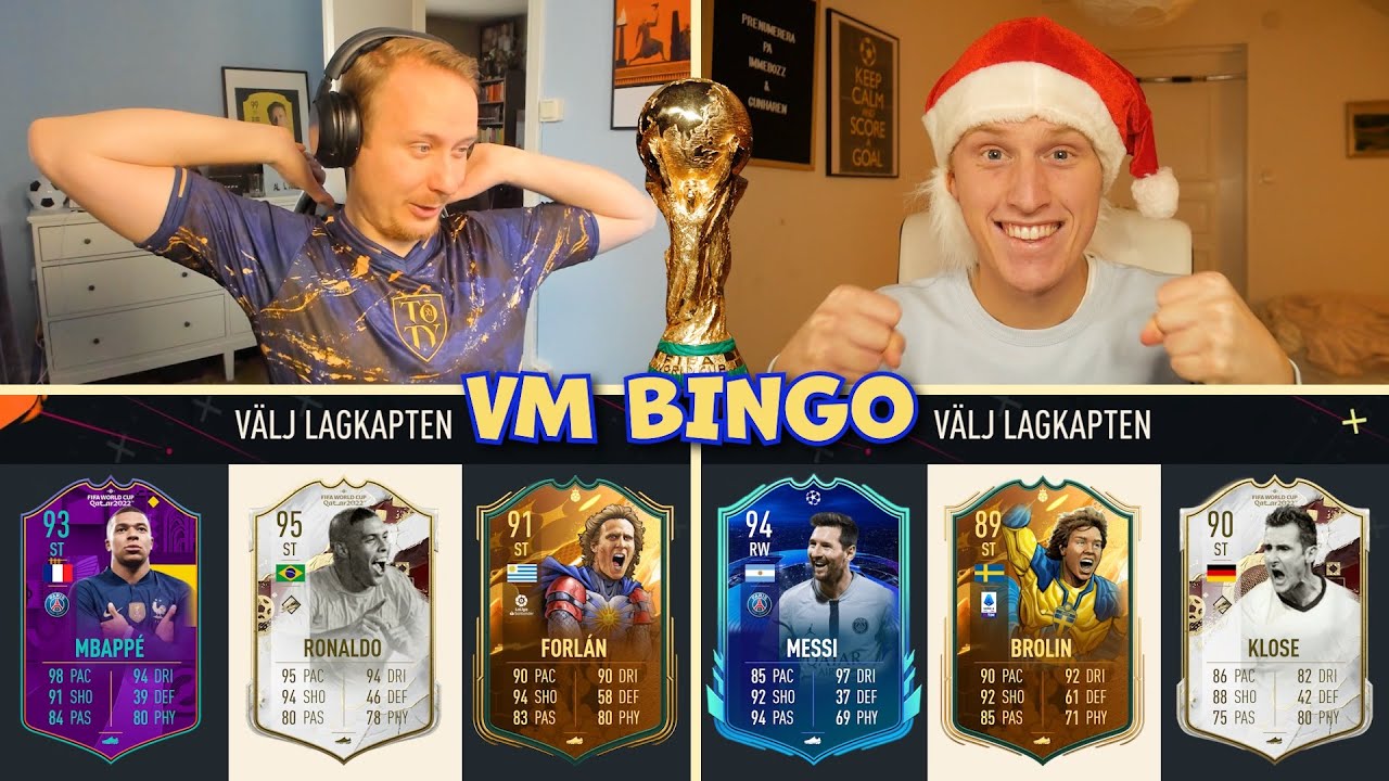 FUT DRAFT VM-BINGO vs LUKAS GUMMESSON! | FIFA 23 SVENSKA