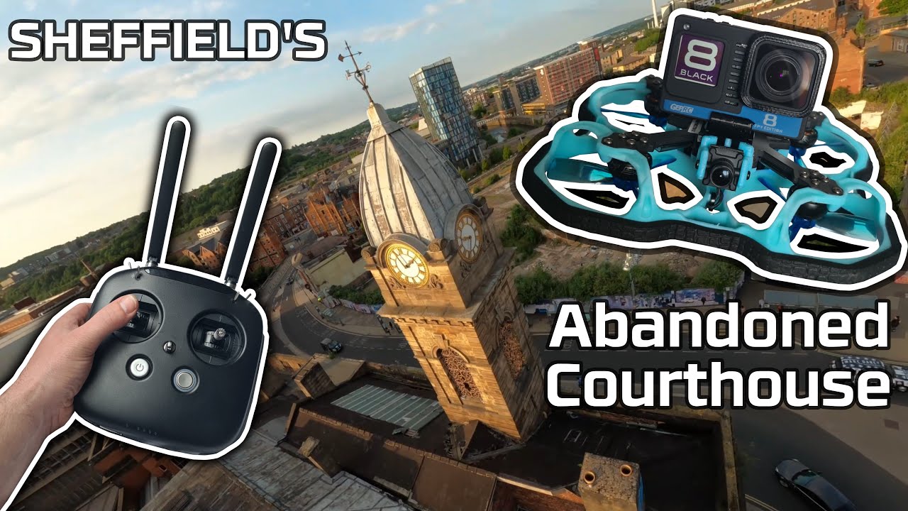 Exploring Sheffield's Courthouse with a drone!