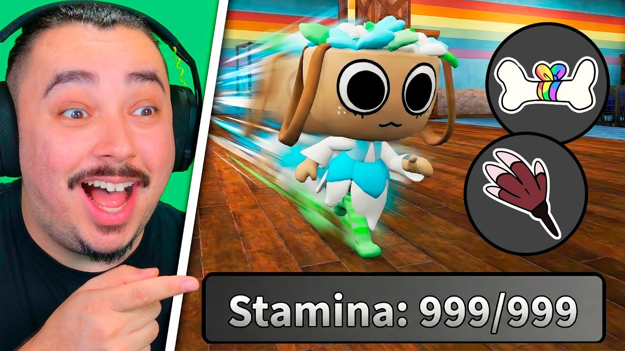 😱 ESSES ITENS dão STAMINA INFINITA pra BASSIE!! | DANDY'S WORLD - ROBLOX