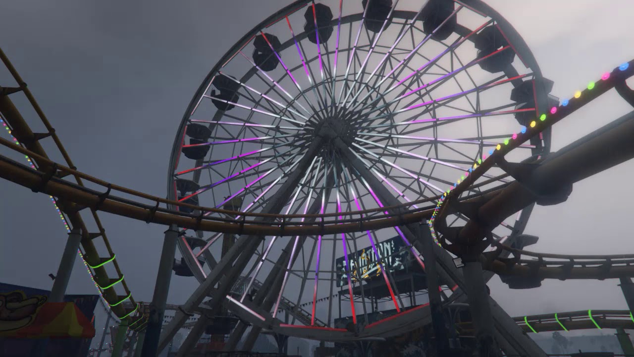 Rainy Carnival at San Andreas GTA 5 Online Cinematic Video Wallpaper HD