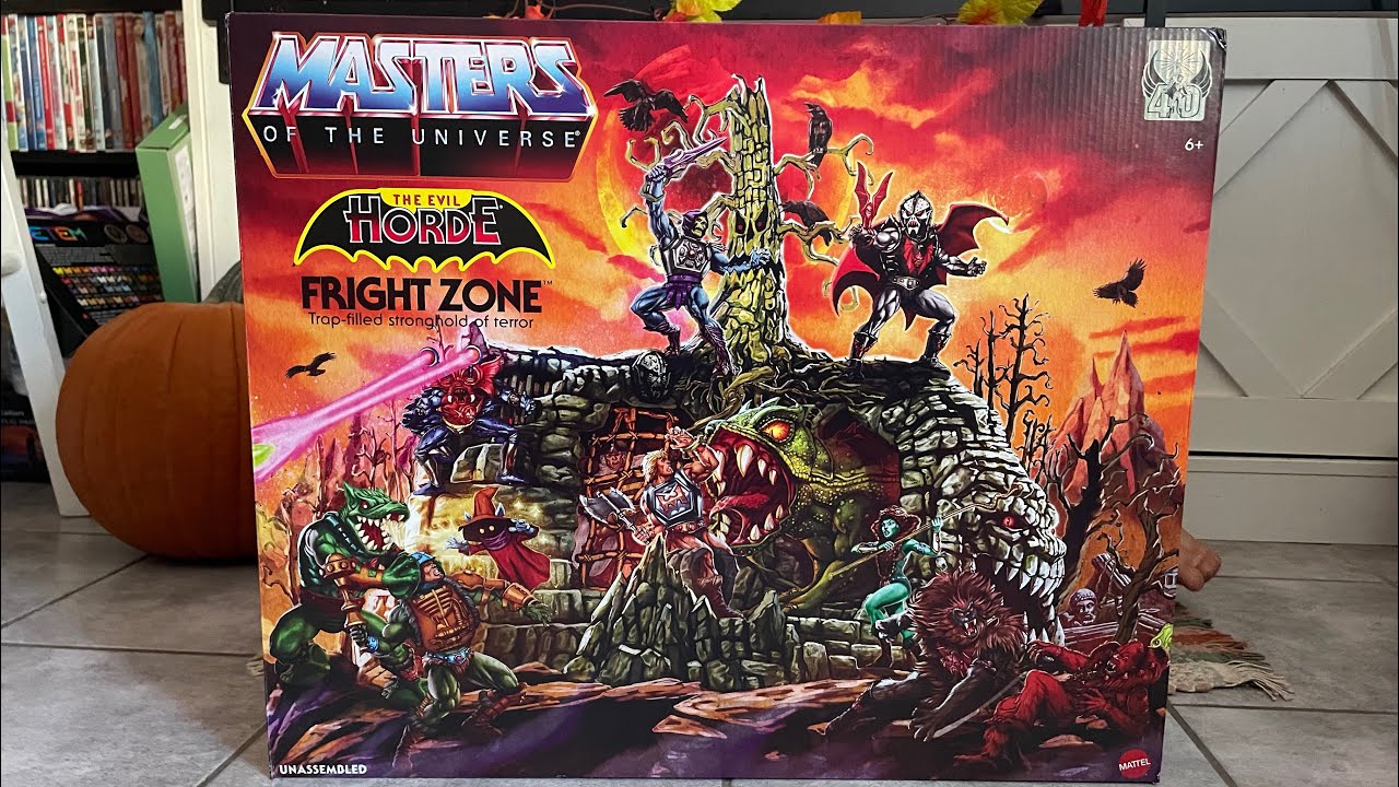 NEW MASTERS OF THE UNIVERSE ORIGINS MOTU FRIGHT ZONE PLAYSET UNBOXING   SHE-RA PRINCESS OF POWER 