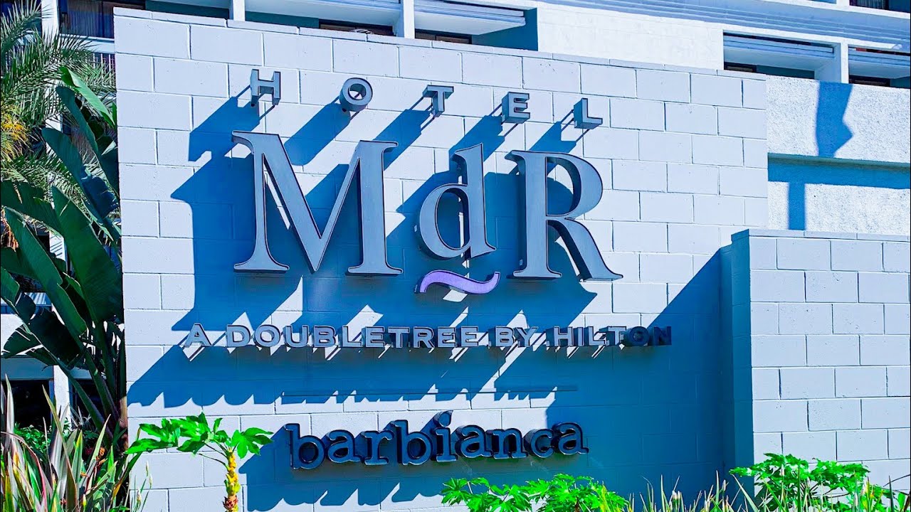 Lobby Walkthrough Of The Hotel MdR Marina Del Rey - A Doubletree by Hilton