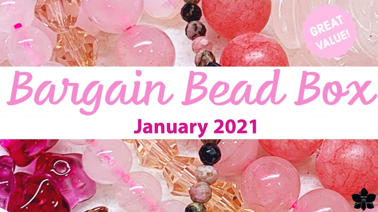 Bargain Bead Box Monthly Subscription January 2021