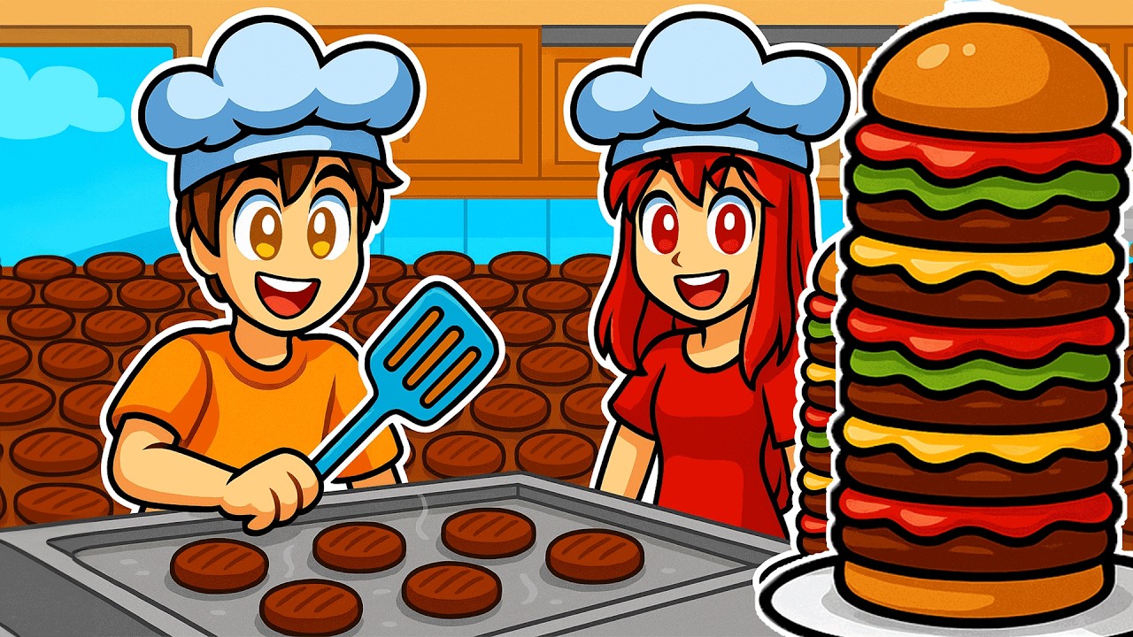 Opening A Food Restaurant in Roblox With My BULLY GIRLFRIEND!