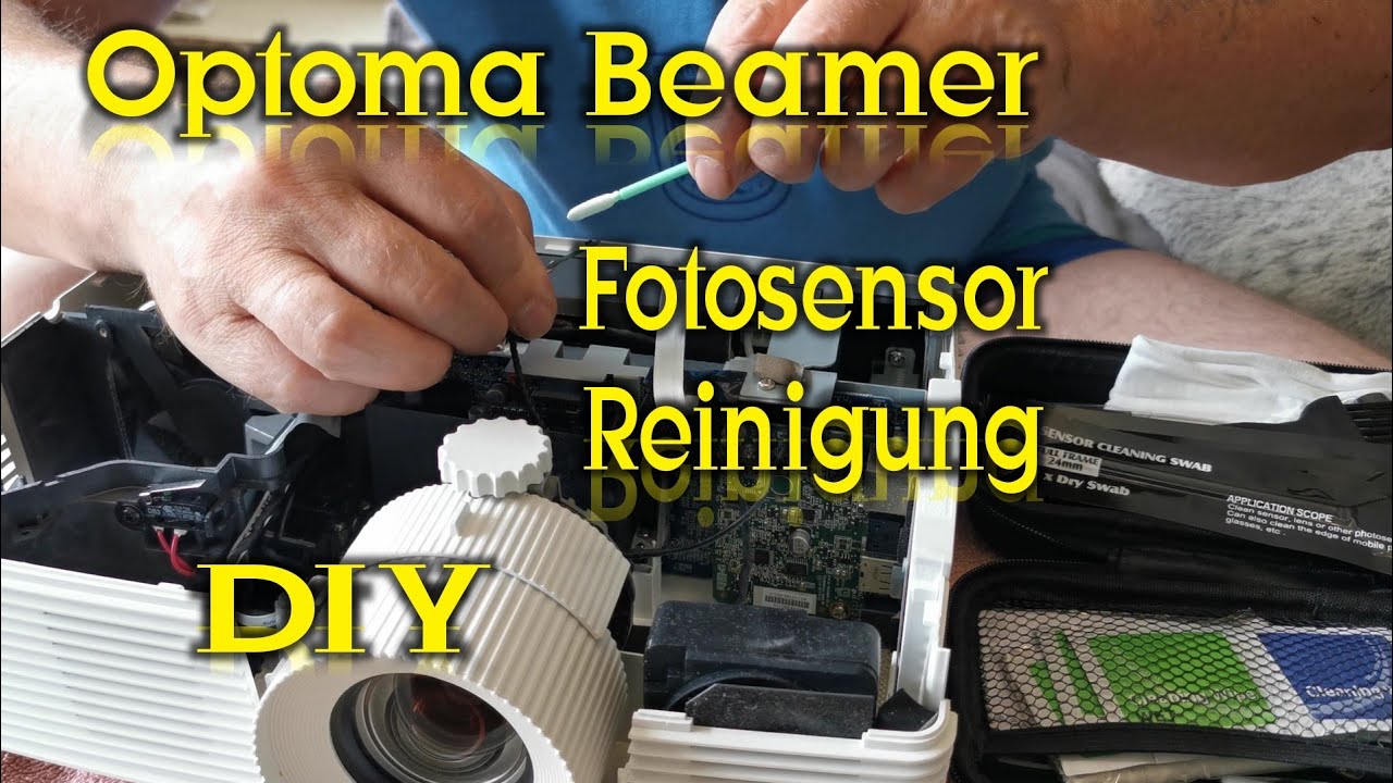 Optoma Beamer Fotosensor Reinigung DIY