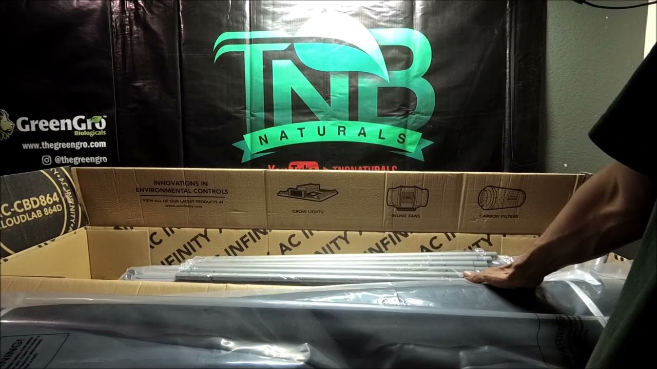UNBOXING! NEW AC INFINITY CLOUDLAB 864D 2-in-1 Advance Grow Tent 5x4 