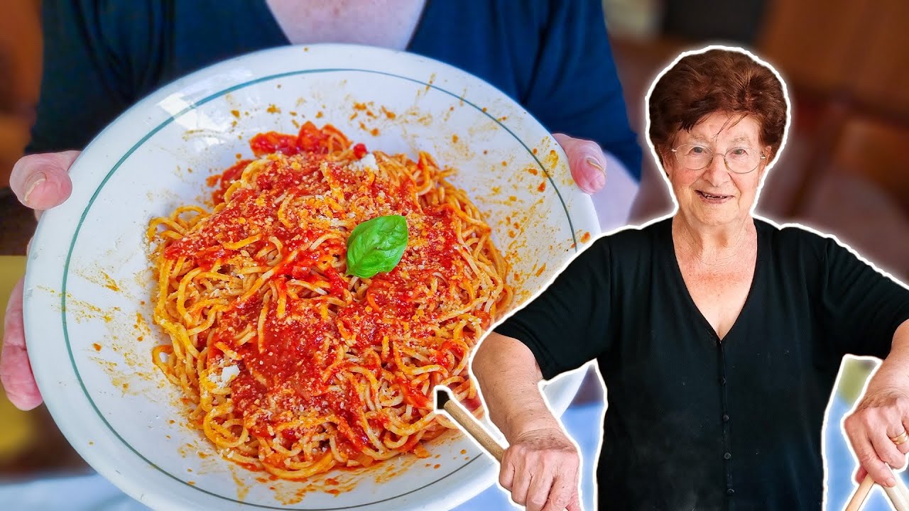 How To Make SPAGHETTI with TOMATO SAUCE Like an Italian Nonna