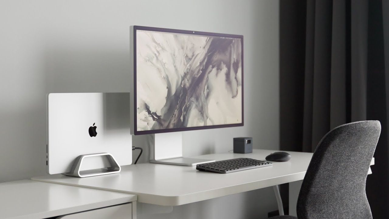 Чистый и минималистичный гибридный стол Mac/ПК от Architect