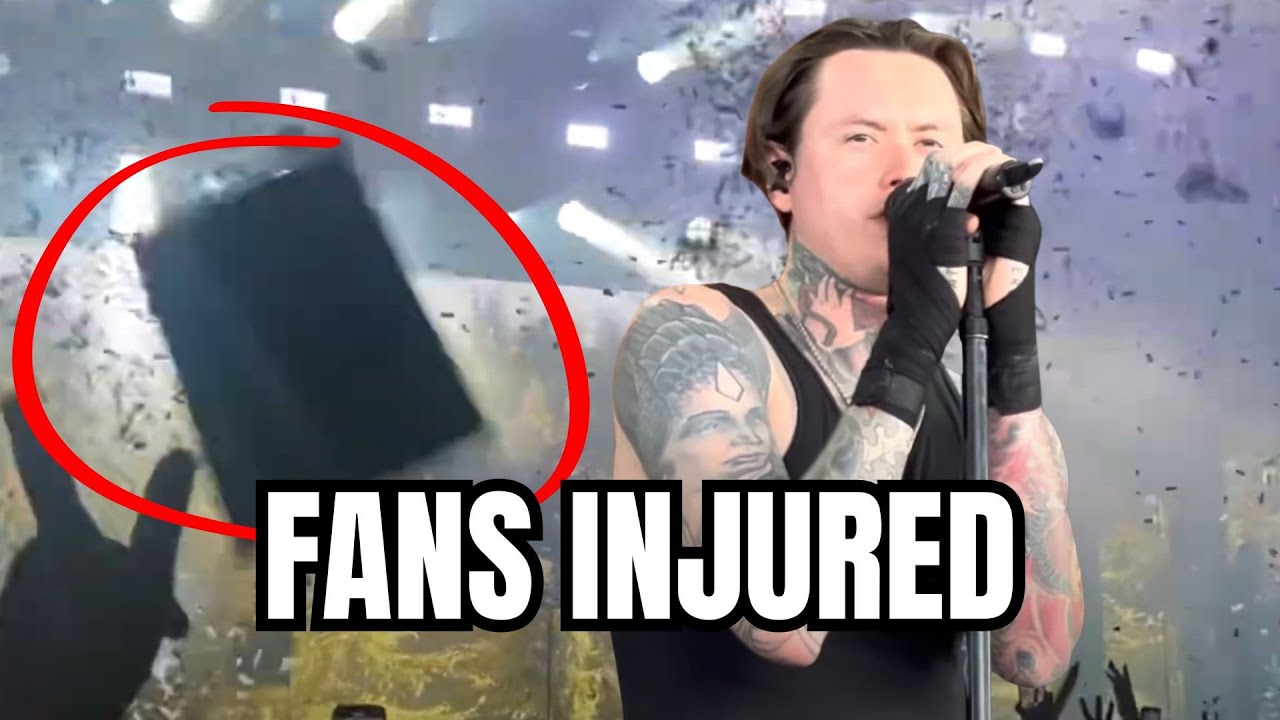 Bad Omens Show Turns Chaotic After Ceiling Panels Collapse