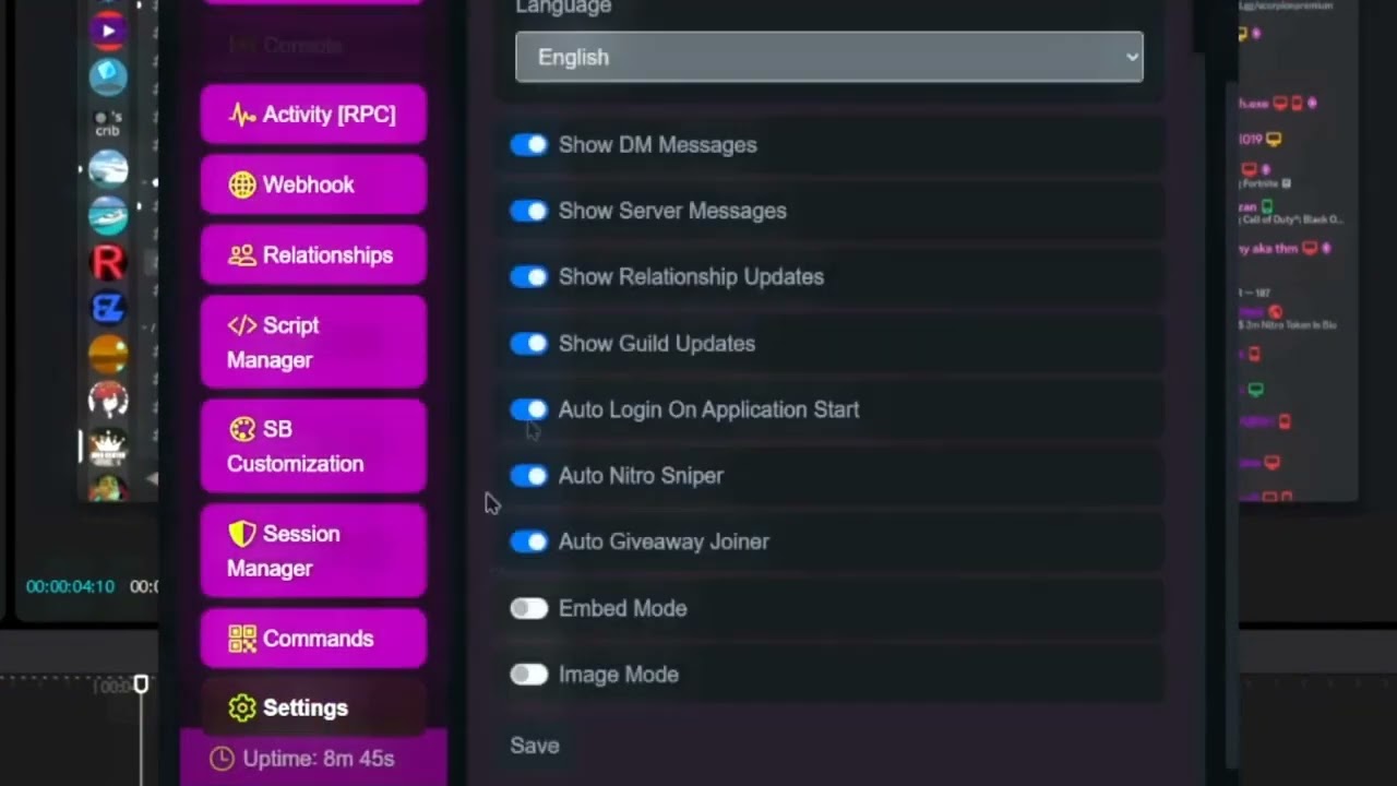 Self Bot - Discord [V1]