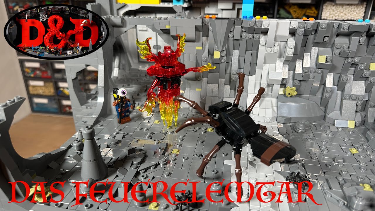 Hilfe es brennt! Das Feuerelementar - Lego Dungeons & Dragons Projekt
