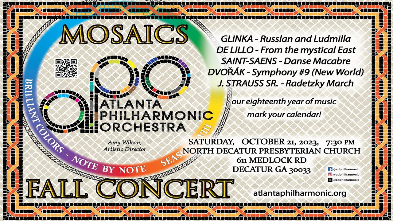 Atlanta Philharmonic Orchestra 21 October 2023 Concert