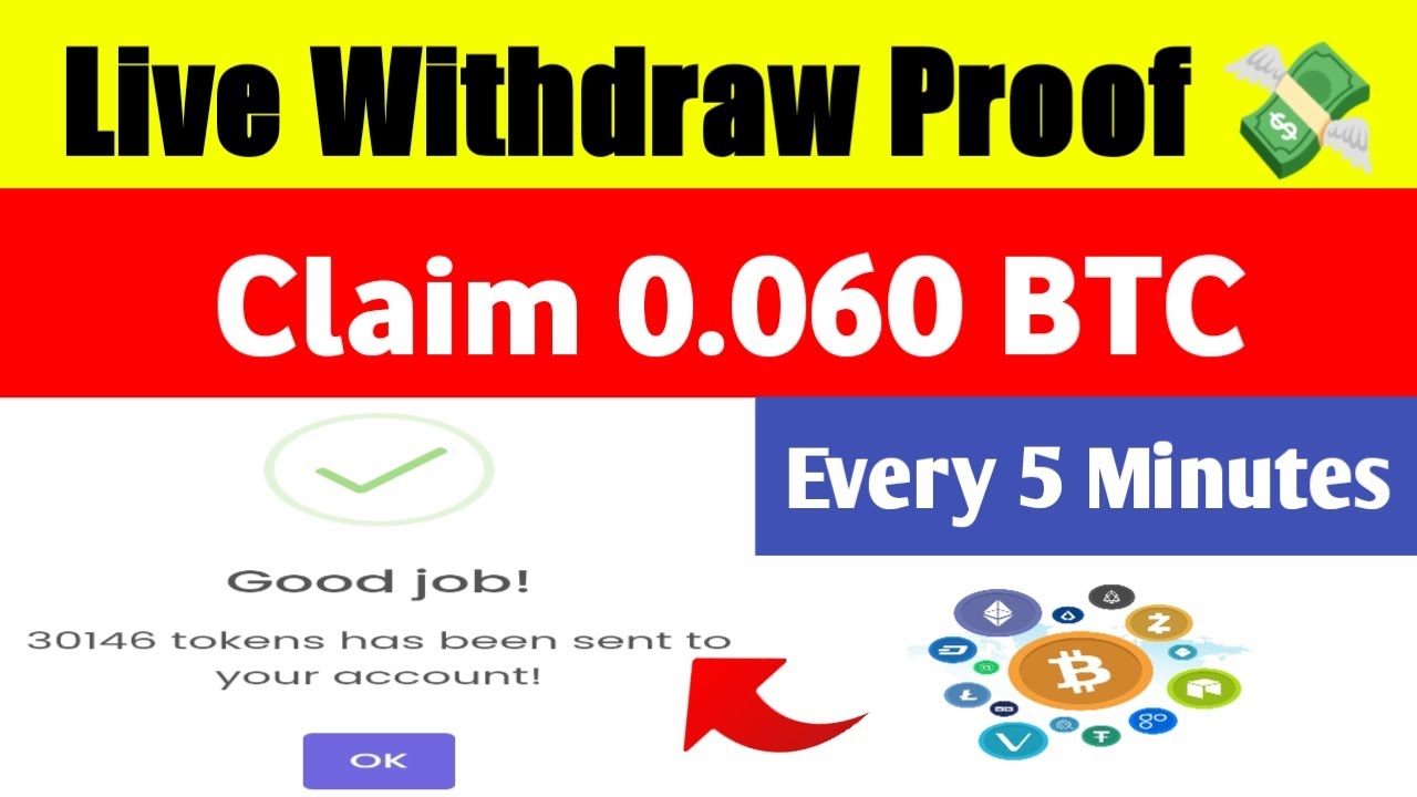 Faucet Crypto live payment proof / Claim free 0.060 BTC Every 5 Minutes
