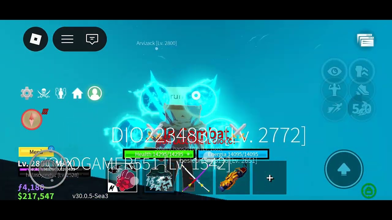 Raggiungo i 20m di taglia su blox fruit