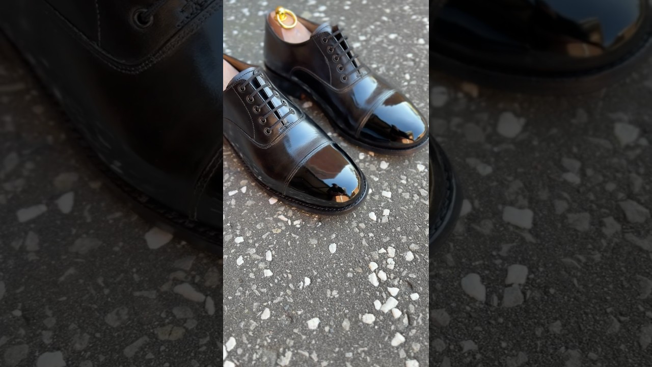 How to get the best Mirror Shine just add Water #tintedmirror #leather #mirrorshine #asmr