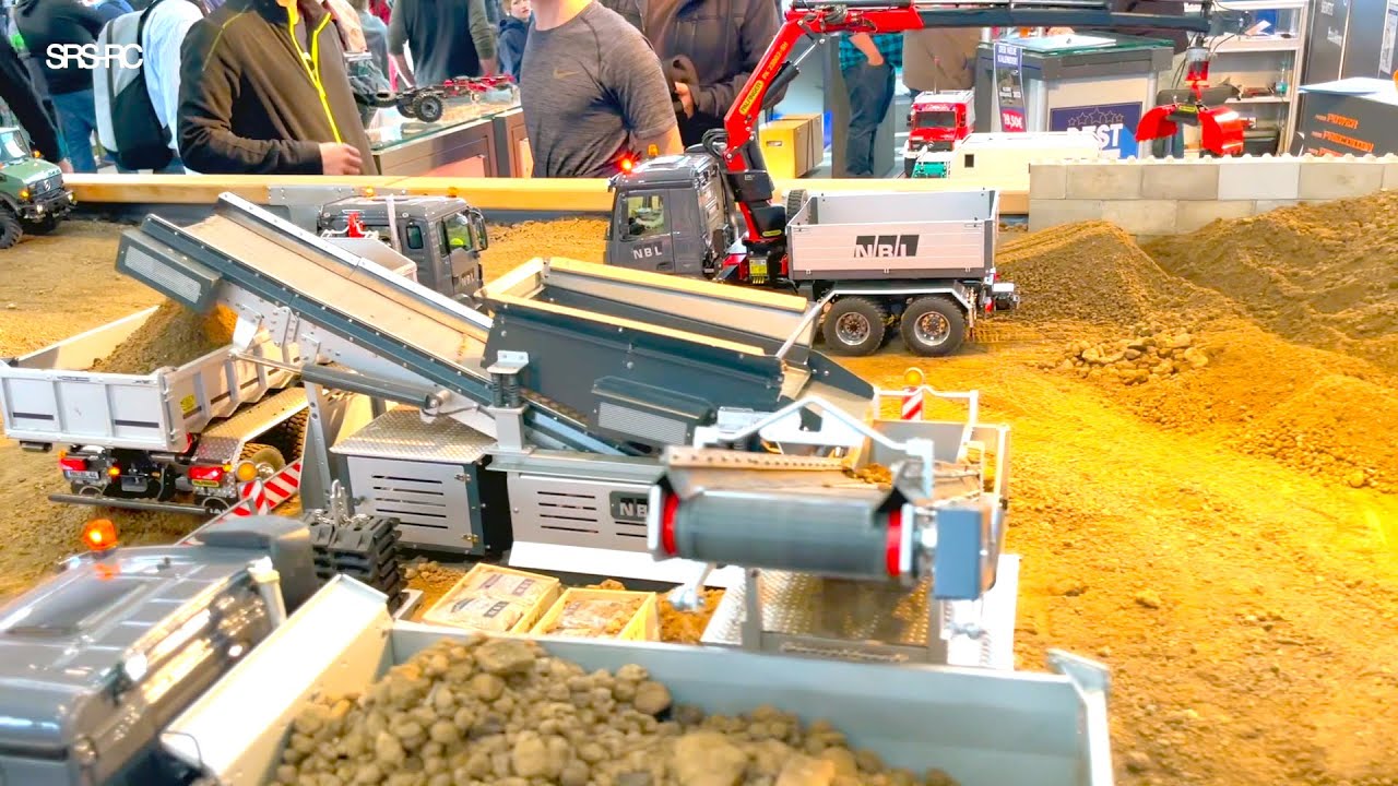 MEGA RC TRUCK COMPILATION, RC DIGGER AT THE QUARRY, NBL, SCALEART, RC PISTENBULLY, RC TRUCK FAIR
