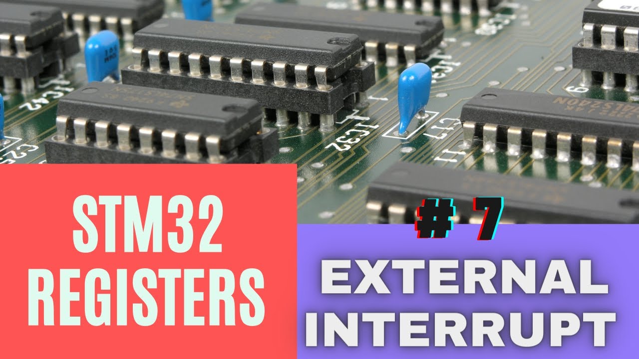 #7. Внешнее прерывание с использованием регистров || STM32F4 || STM32F1 || NO HAL