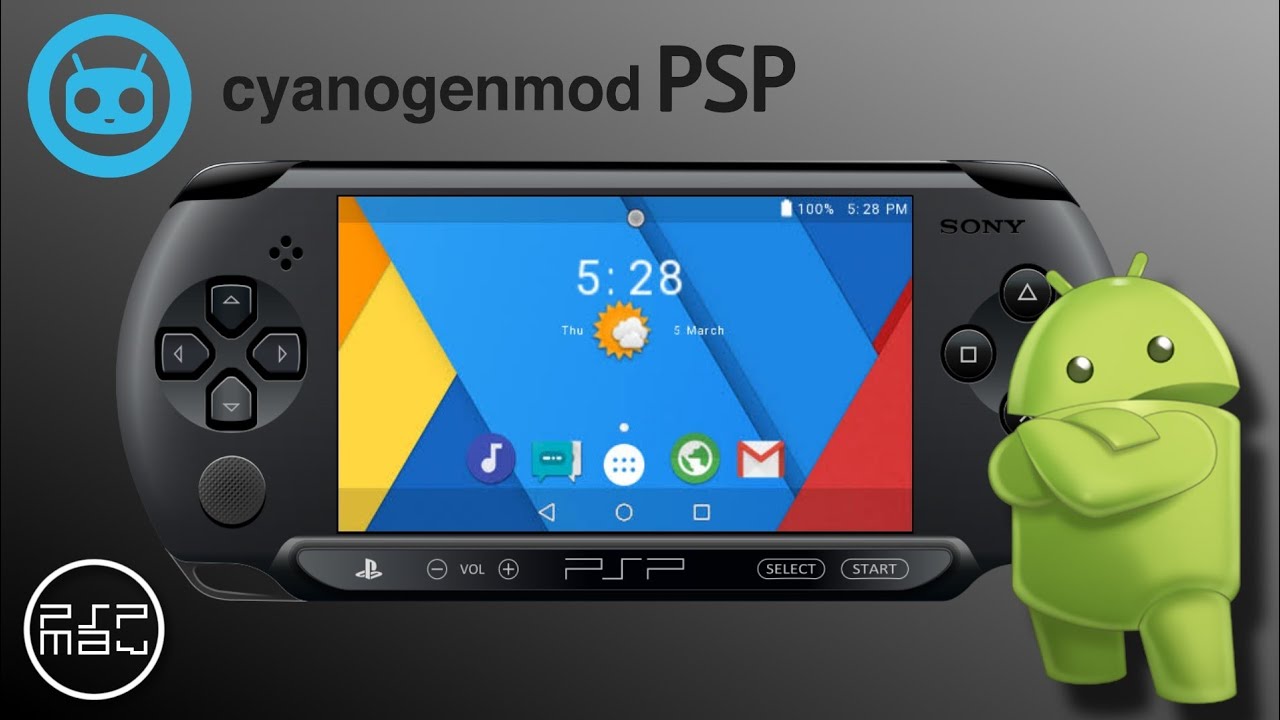 CyanogenPSP v6.1 | android UI on PSP