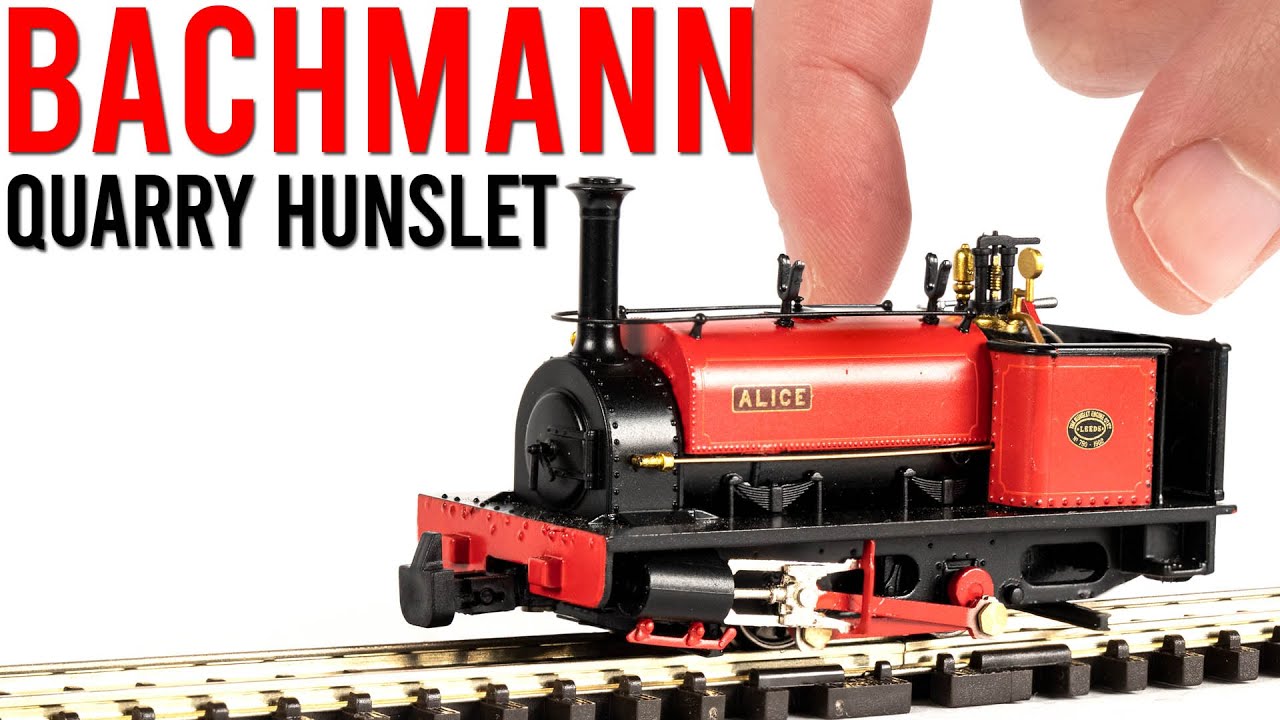 Выдающийся карьерный поезд Bachmann's Narrowgauge OO9 Quarry Hunslet | Распаковка и обзор