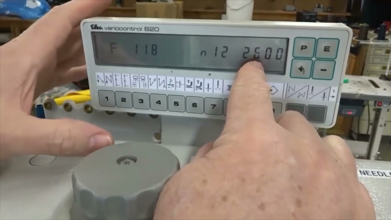 Efka, How to Auto Sew